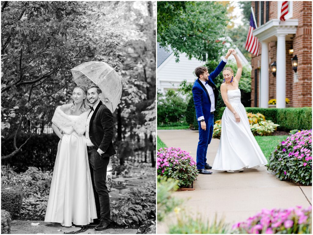 rainy wedding kansas overland park 