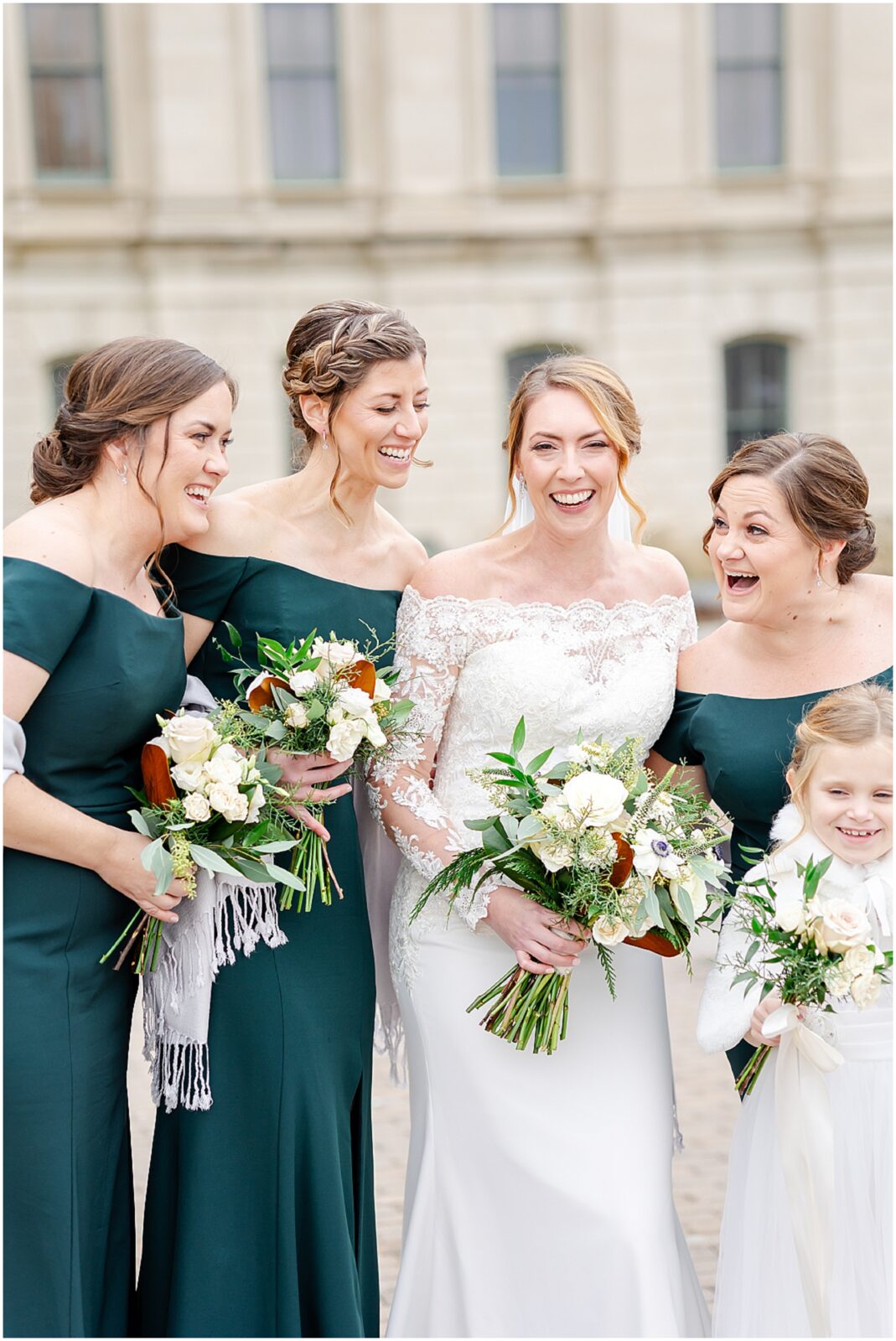 bridal party photos 