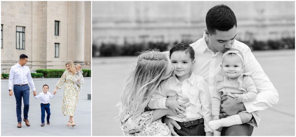 Contemporary & Romantic & Timeless Portrait Family Photography in Kansas City - What to wear for a family session - Overland Park Family Portrait Photographer - Mariam Saifan Photography