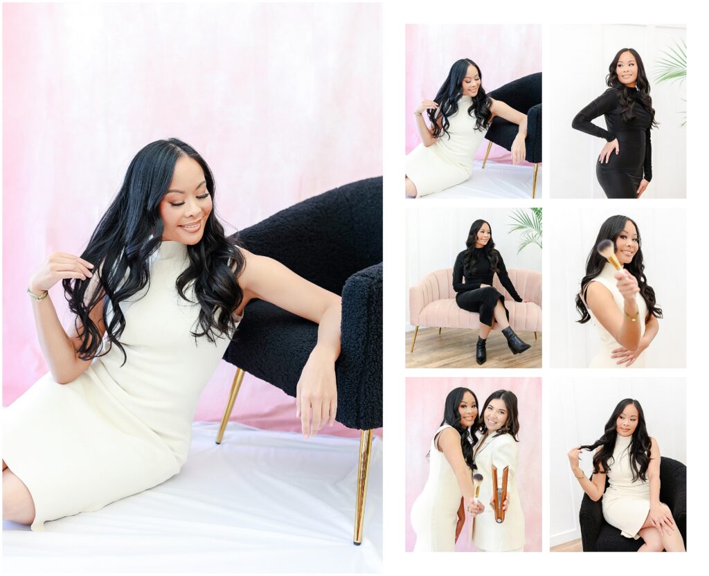 Branding Photography in Kansas City - Headshots - Glam Shots - Social Media Photos for Branding - Branding Styled Shoot - Business Photos - KC Overland Park Wedding & Branding Photographer Mariam Saifan Photography