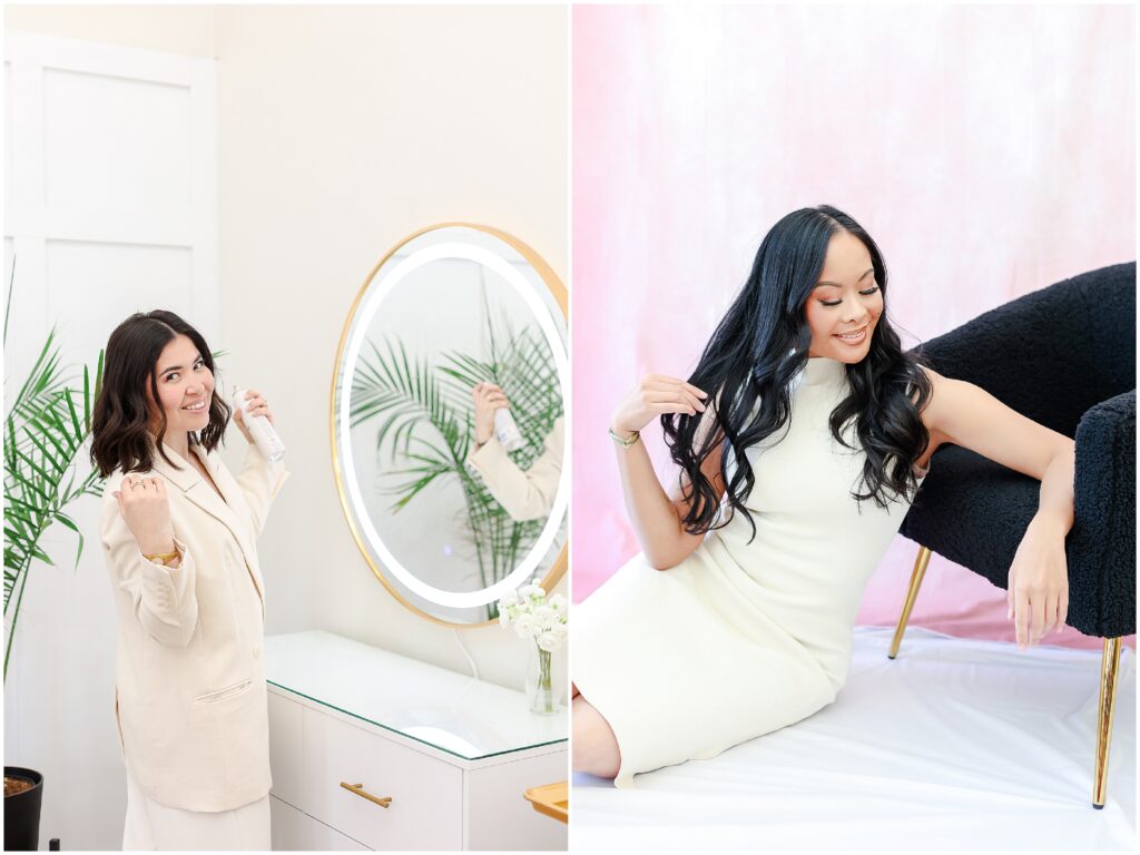 Branding Photography in Kansas City - Headshots - Glam Shots - Social Media Photos for Branding - Branding Styled Shoot - Business Photos - KC Overland Park Wedding & Branding Photographer Mariam Saifan Photography