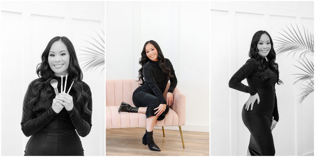 Branding Photography in Kansas City - Headshots - Glam Shots - Social Media Photos for Branding - Branding Styled Shoot - Business Photos - KC Overland Park Wedding & Branding Photographer Mariam Saifan Photography