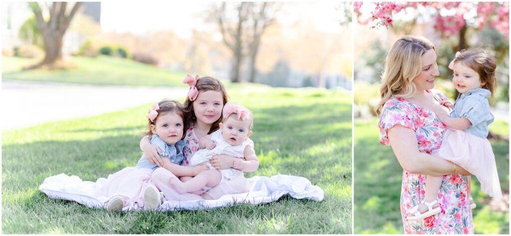 Spring family portraits - family portrait photographer - kansas city - overland park 