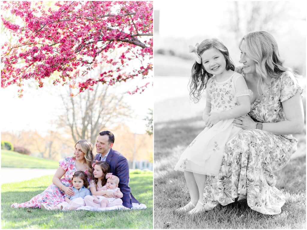 Spring family portraits - family portrait photographer - kansas city - overland park 