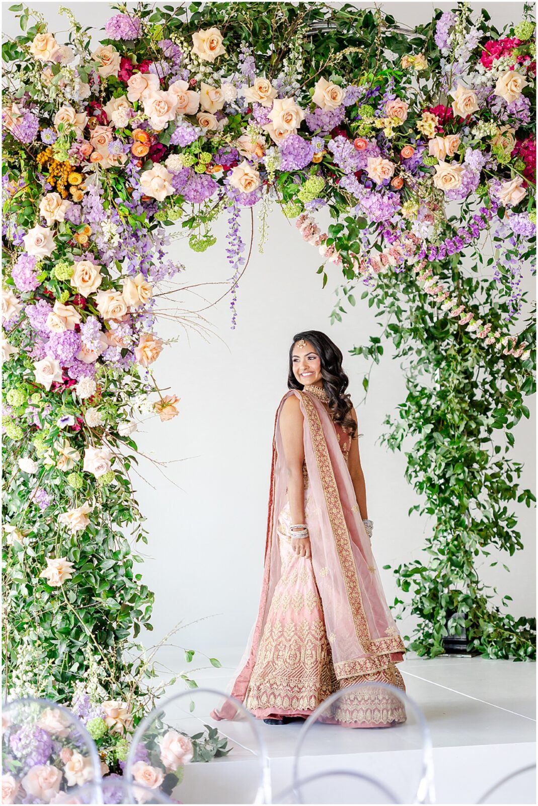 spring inspired lush luxury indian south asian wedding photos - kansas city gallery event space - good earth floral - mariam saifan photography 