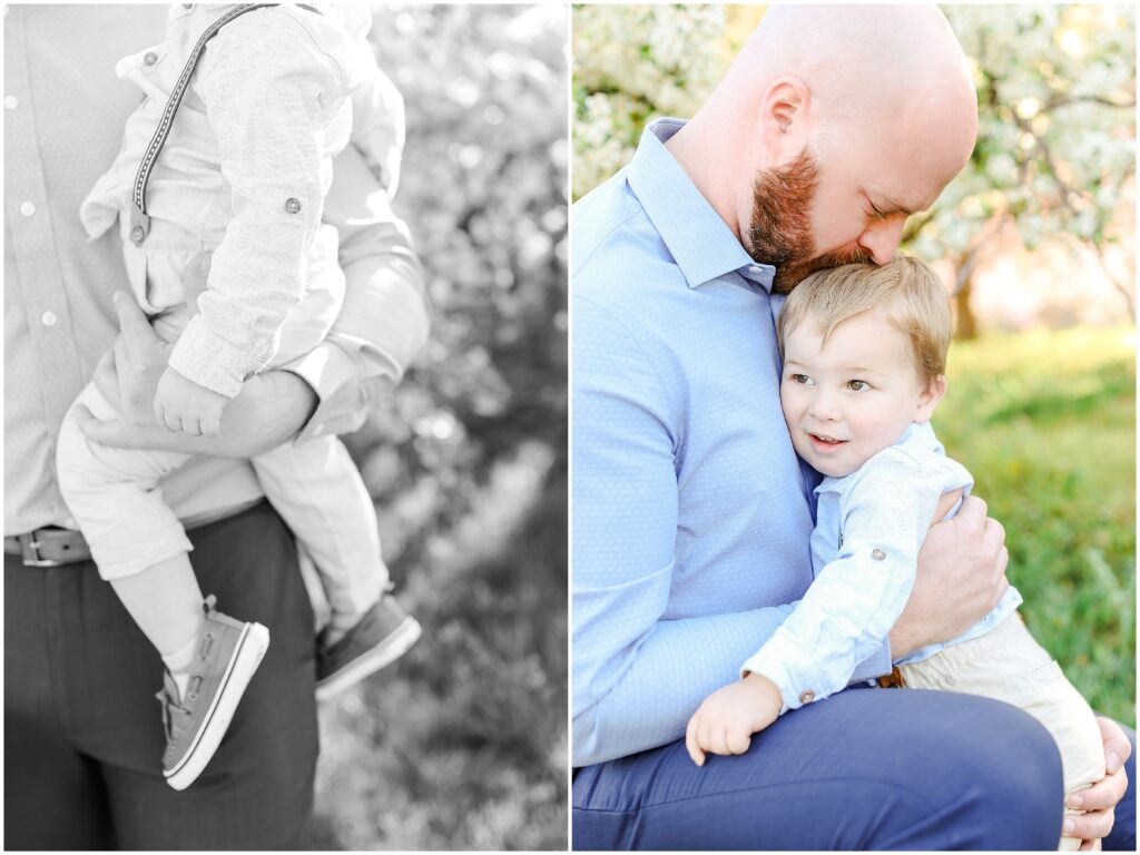 father son family photos - family portrait photographer kansas city