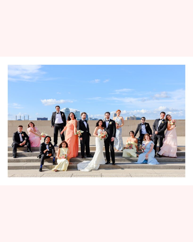 Colorful Joyful Summer Kansas City Wedding Mariam Saifan Photography - Union Station - Simple Elegance - Greek Fusion Wedding