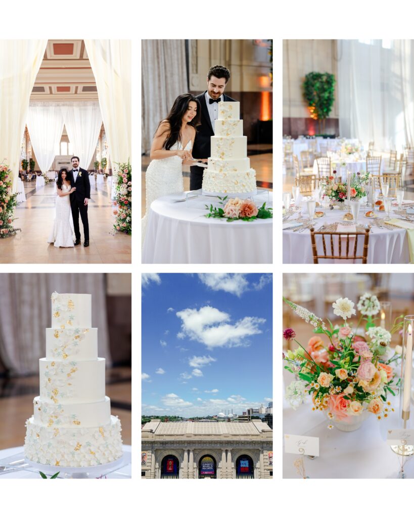 Colorful Joyful Summer Kansas City Wedding Mariam Saifan Photography - Union Station - Simple Elegance - Greek Fusion Wedding