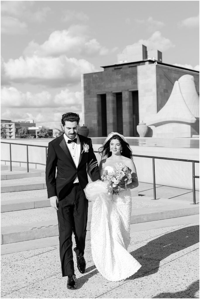 Joyful Kansas City wedding at Union Station captured by luxury Kansas City wedding photographer