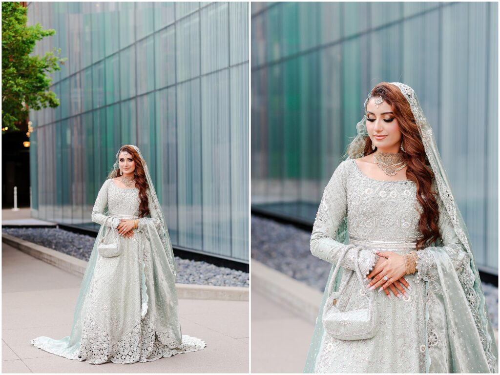 Pakistani couple celebrating their valima reception with family and friends – Kansas City and STL Desi wedding photography