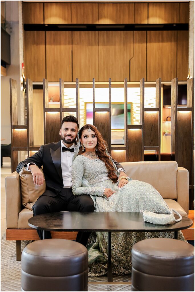 Pakistani groom at his valima wedding reception in Kansas City – South Asian wedding photography