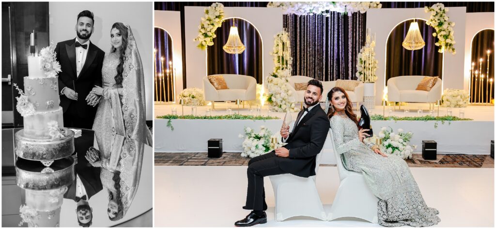 Guests enjoying music by DJ Apanasangeet at a Pakistani valima reception – Kansas City Desi wedding photography
