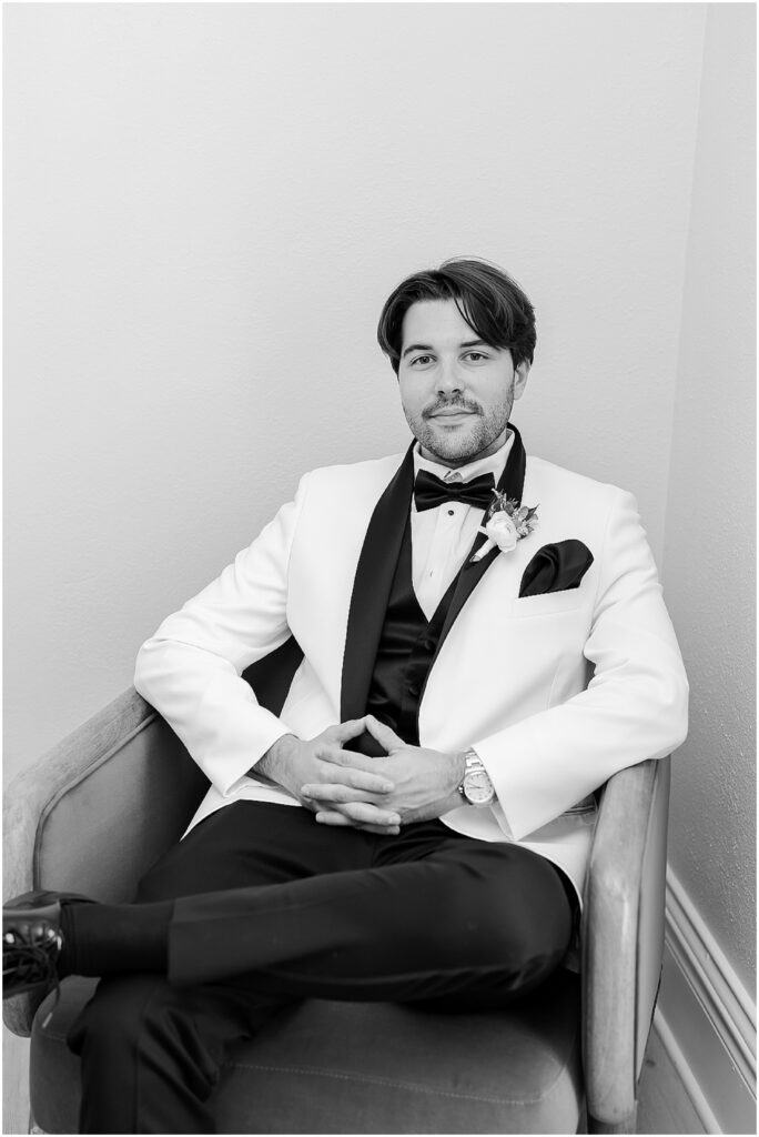 groom getting ready