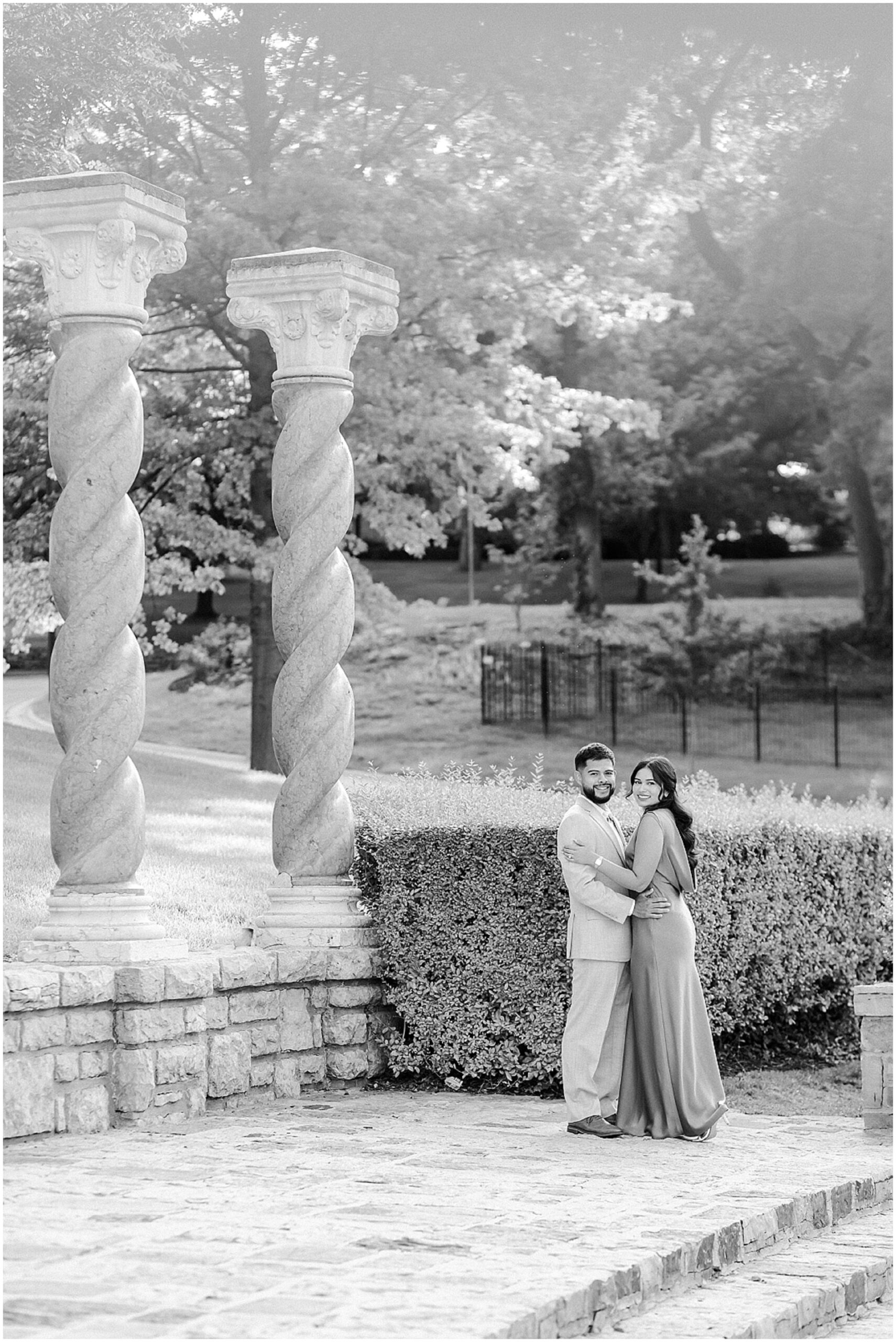romantic vintage style wedding and engagement photos - film style photo
