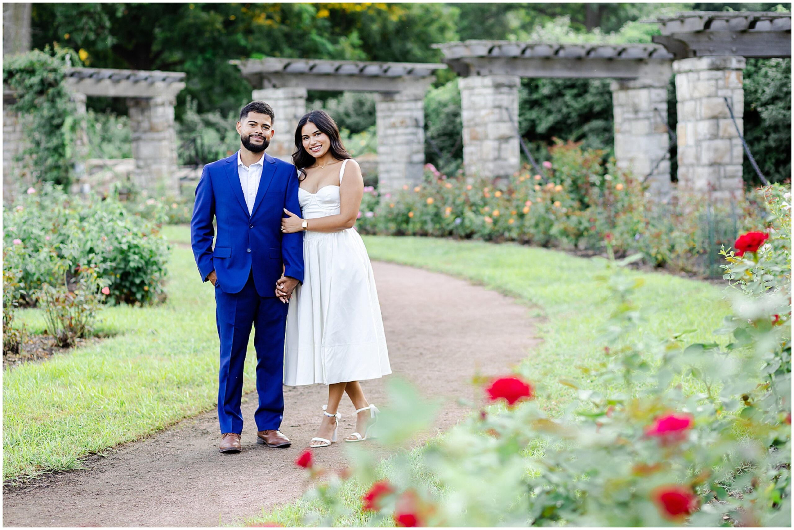 loose park kansas city engagement photos - kansas city wedding photographer - stl wedding photography