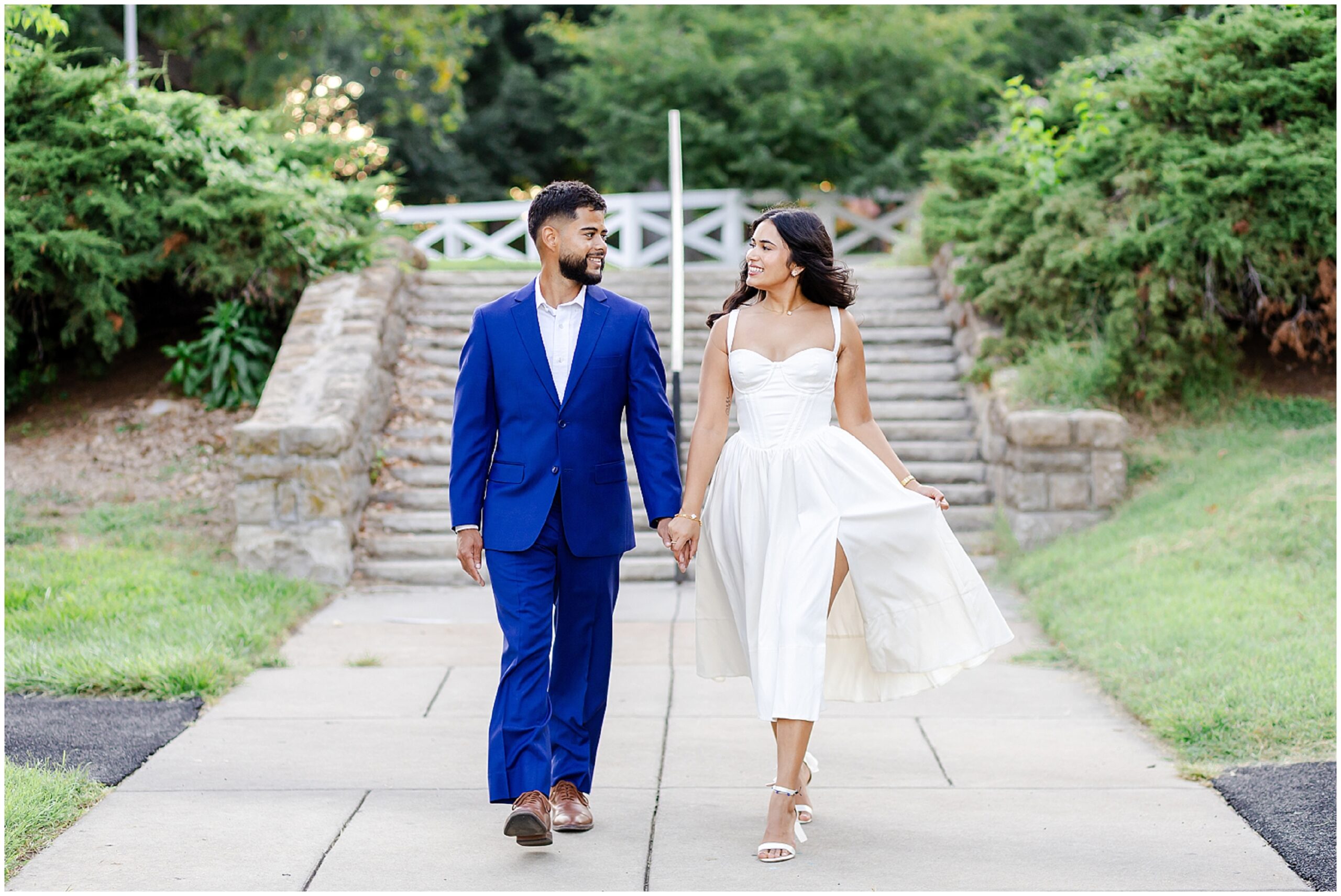 loose park kansas city engagement photos - kansas city wedding photographer - stl wedding photography