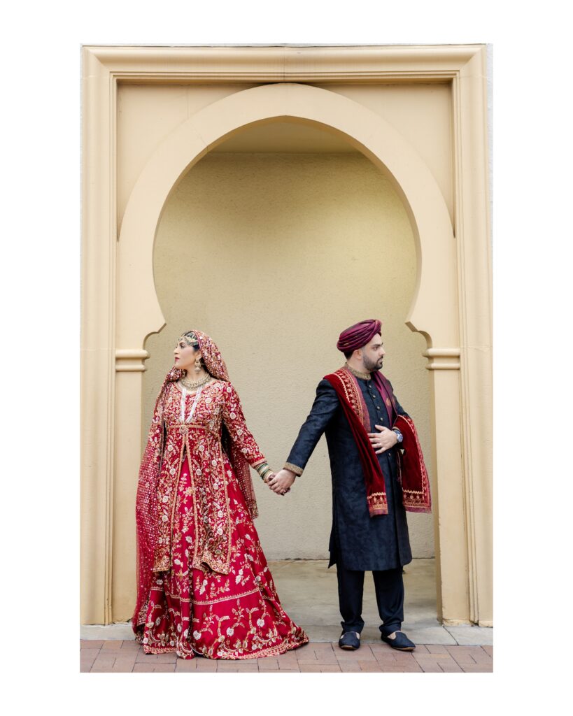 Pakistani South Asian Indian Wedding Photos - Reception in Kansas City at Overland Park Sheraton - Red Wedding Dress - Walima - Rukhsati - Photo & Video - Photography Kansas City